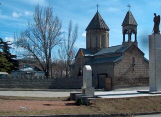ცხინვალში რუსული ეკლესიის მშენებლობა გააპროტესტეს